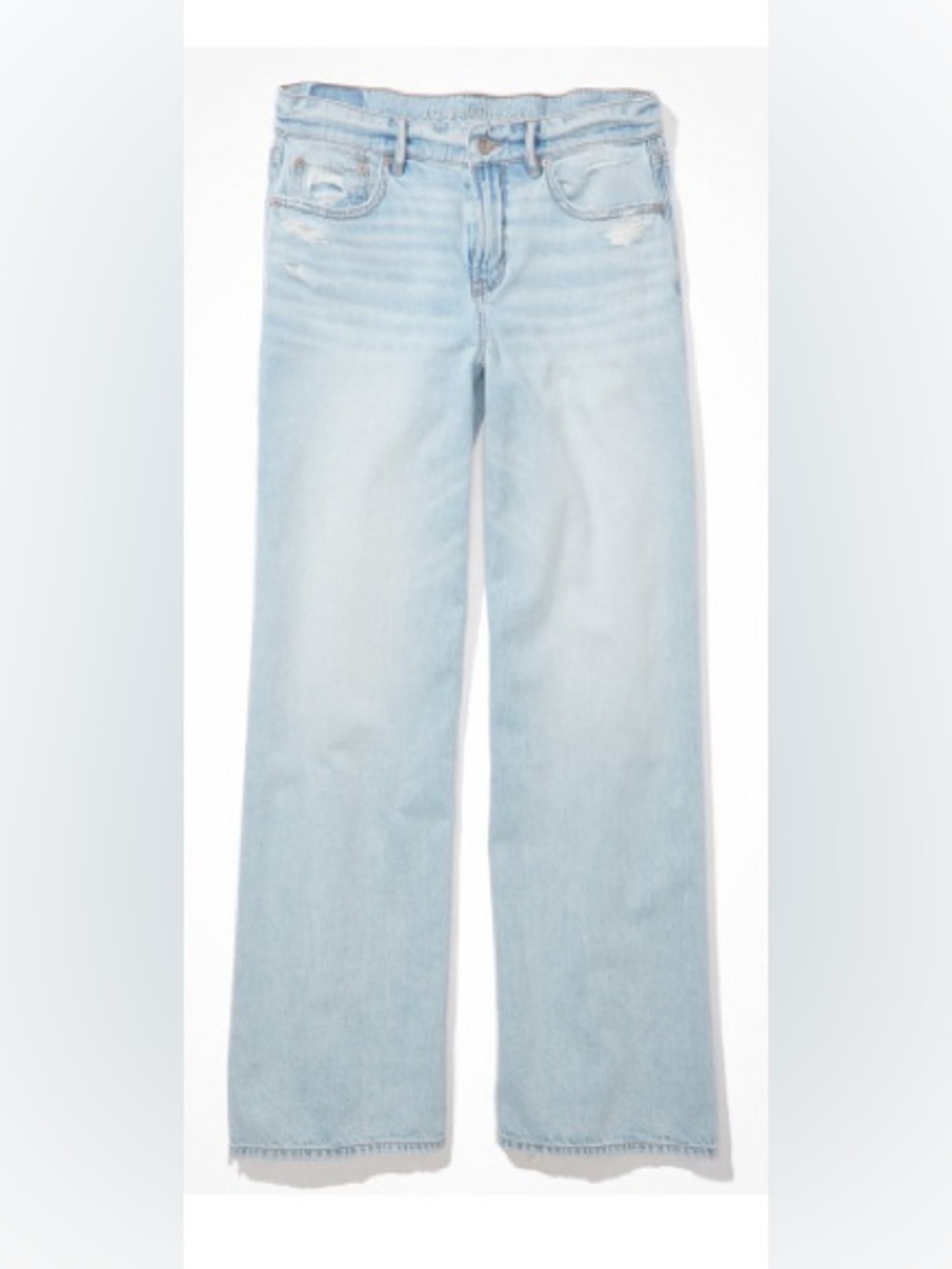 AE Low-Rise Baggy Wide-Leg Jean-Ice Blue-10 long/tall